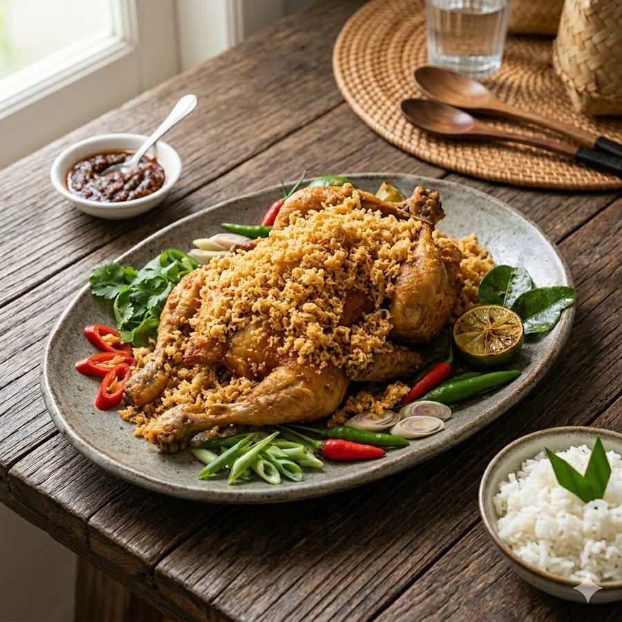 Foto Ayam goreng kremes Mang Engking