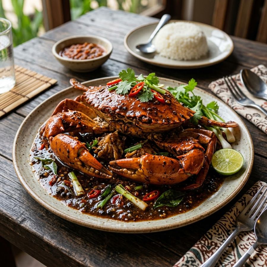 Foto Kepiting lada hitam Mang Engking