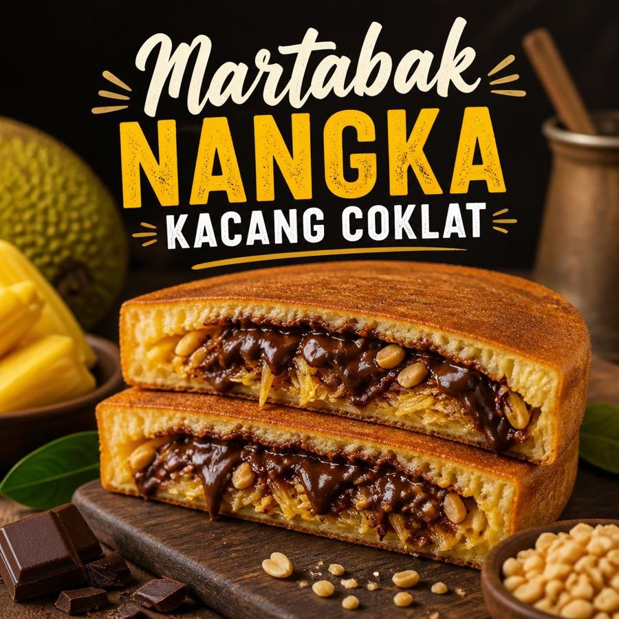 Foto Nangka Kacang Coklat Large Martabak 999 Asli Bandung