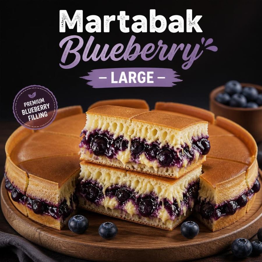 Foto Blueberry Large Martabak 999 Asli Bandung