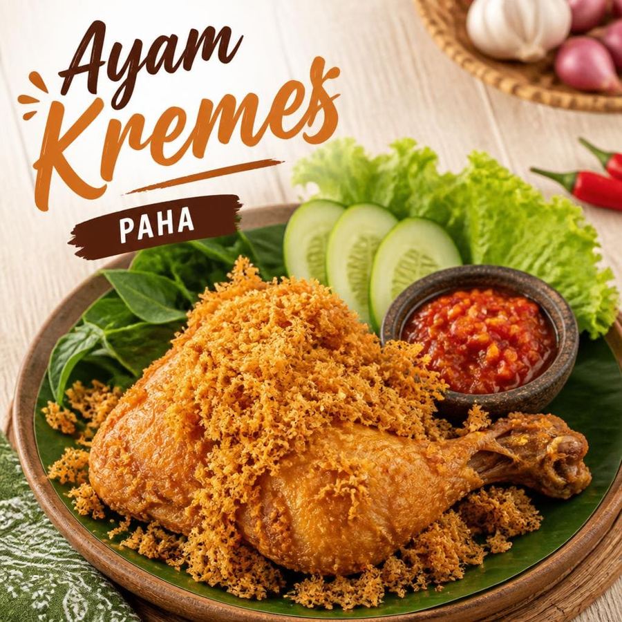 Foto Ayam Kremes Paha Martabak 999 Asli Bandung