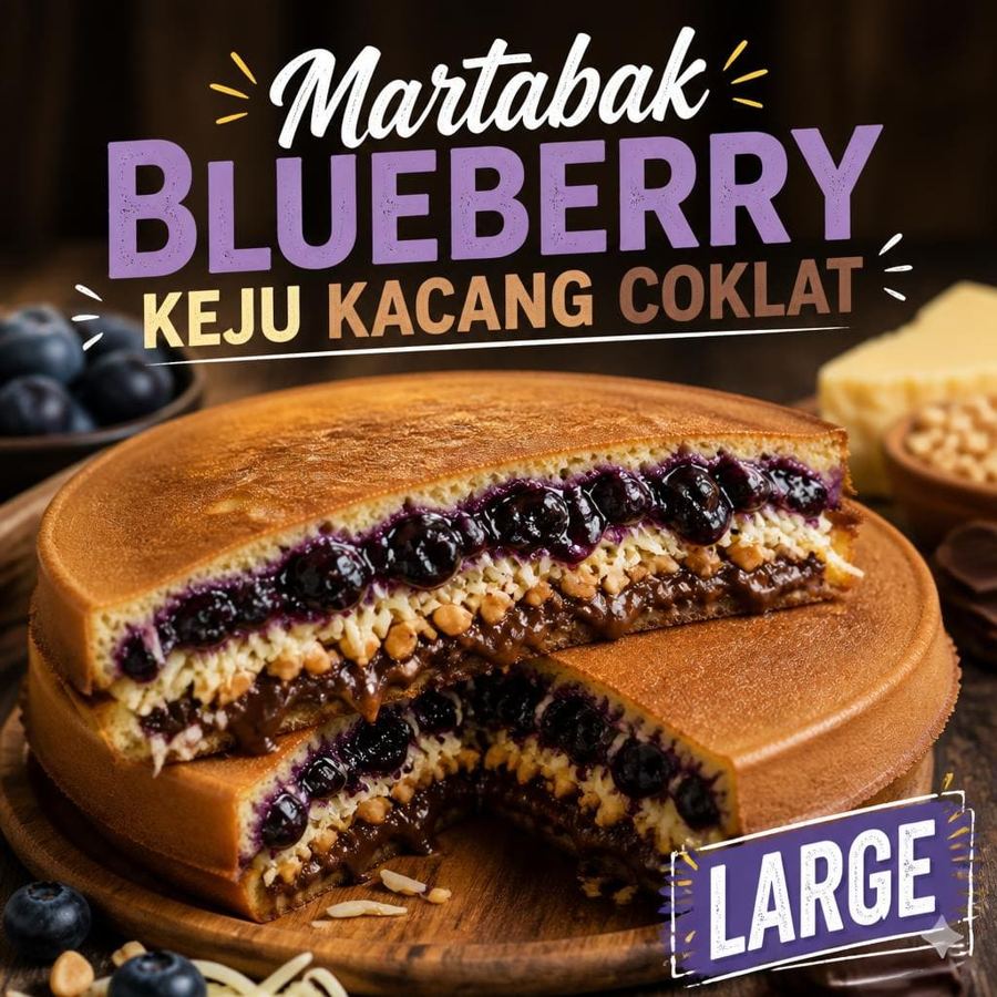 Foto Keju Kacang Coklat Large Martabak 999 Asli Bandung