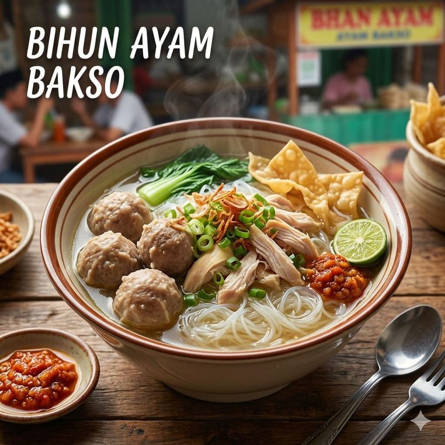 Foto Bihun Ayam Bakso Martabak 999 Asli Bandung