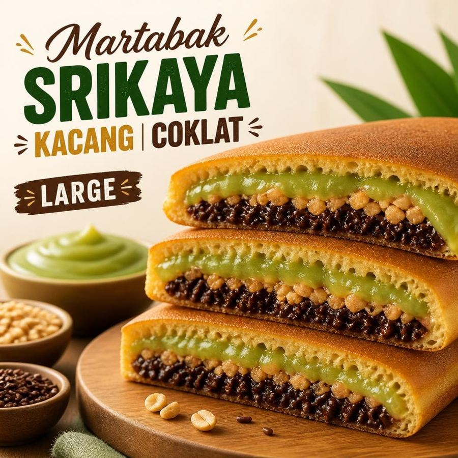 Foto Srikaya Kacang Coklat Large Martabak 999 Asli Bandung