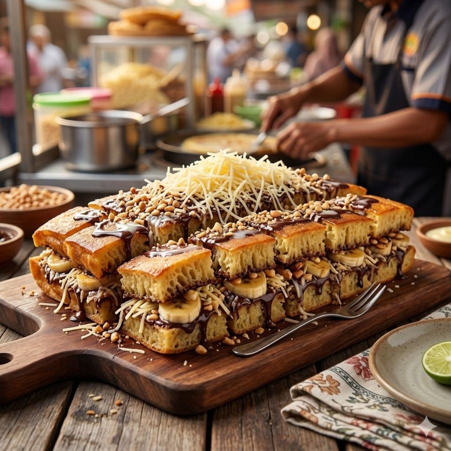 Foto Pisang Keju Kacang Coklat Large Martabak 999 Asli Bandung