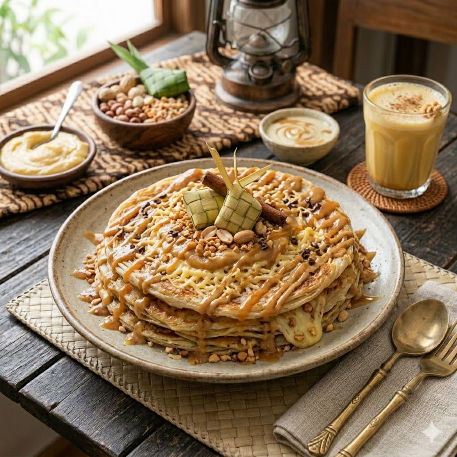 Foto Roti Cane Keju Srikaya Kacang Martabak Kubang Hayuda