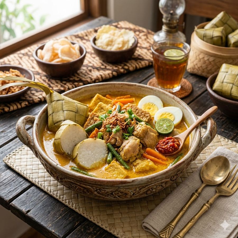 Foto Ketupat Kuah Martabak Kubang Hayuda