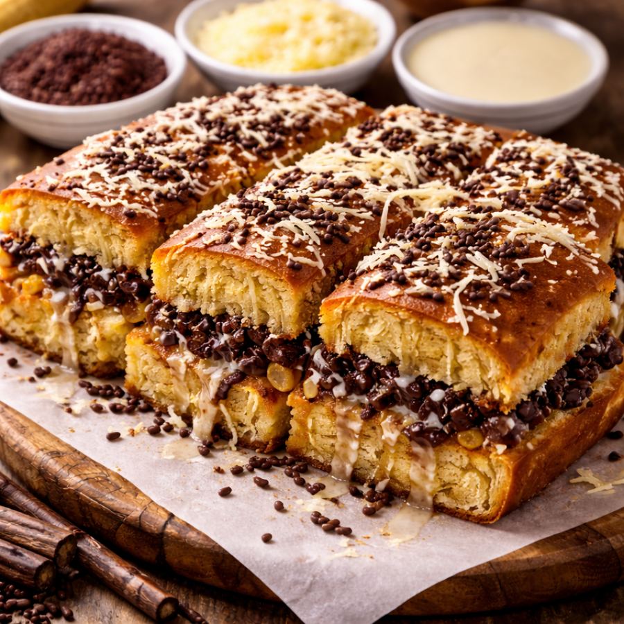Foto Martabak Manis Keju Cokelat Martabak Kubang Hayuda