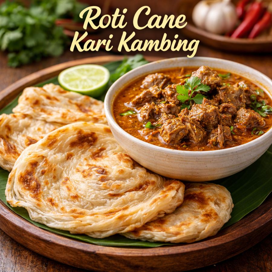 Foto Roti Cane Kari Kambing Martabak Kubang Hayuda
