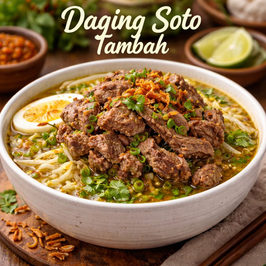 Foto Daging Soto Tambah Martabak Kubang Hayuda