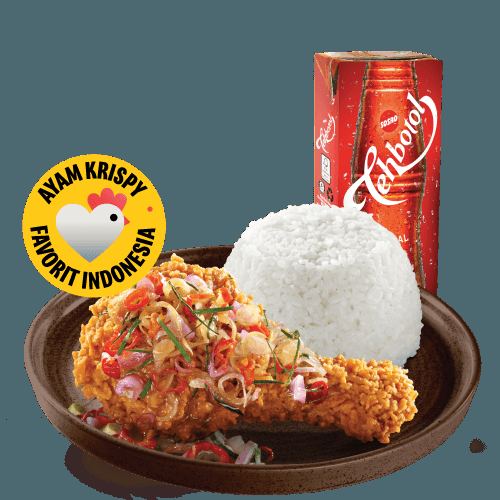 Foto Panas 1 Sambal Matah Krispy & Rice Medium