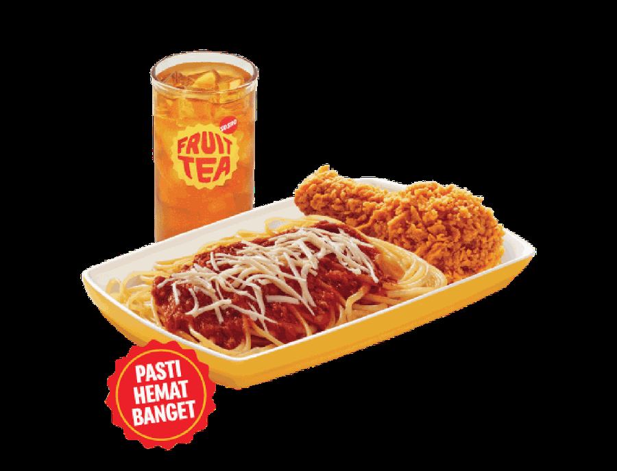 Foto Paket HeBat McSpaghetti Ayam Krispy McD