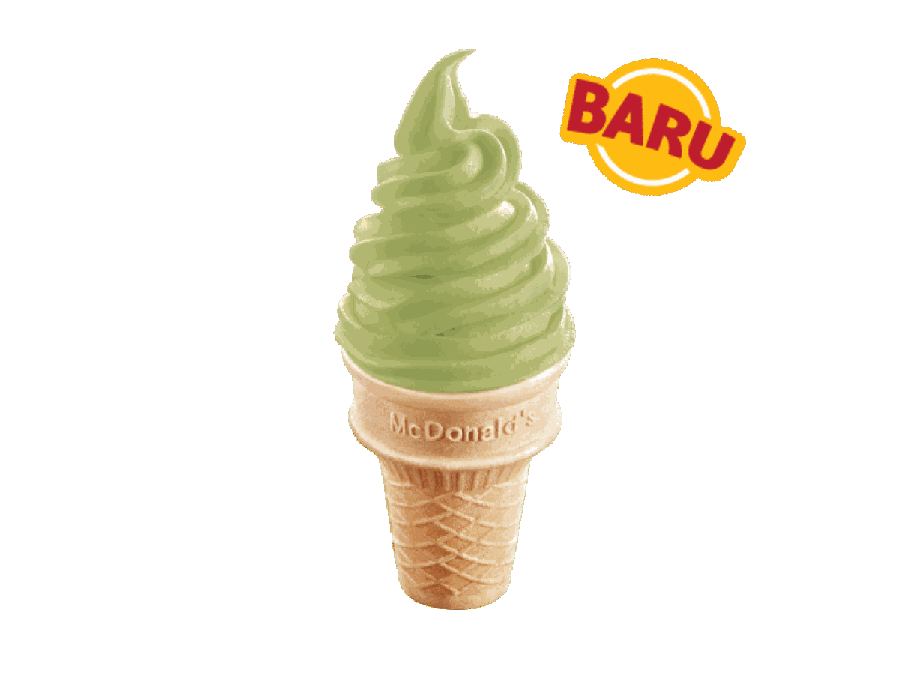 Foto Ice Cream Cone Matcha