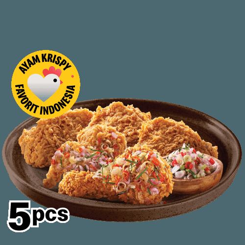 Foto Pamer 5 Ala Carte Sambal Matah - Krispy
