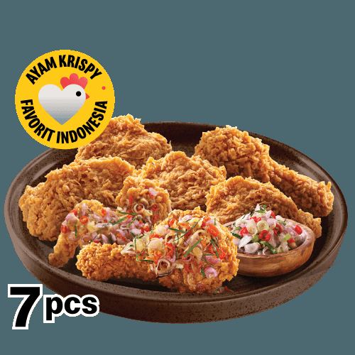 Foto Pamer 7 Ala Carte Sambal Matah - Krispy