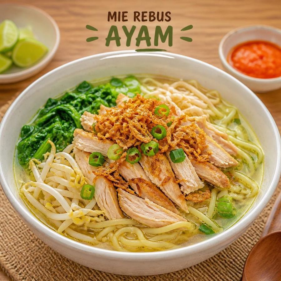 Foto Mie Rebus Ayam