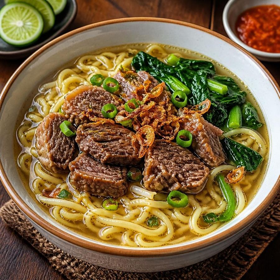 Foto Mie Rebus Daging