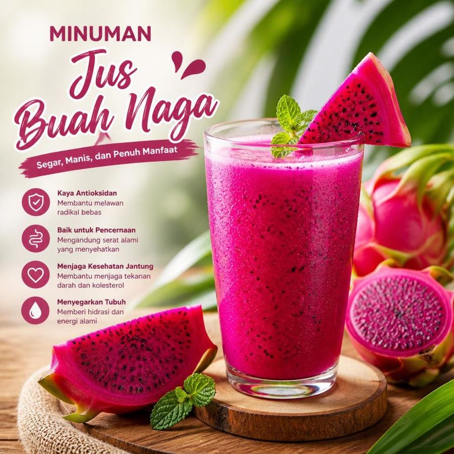 Foto Jus Buah Naga