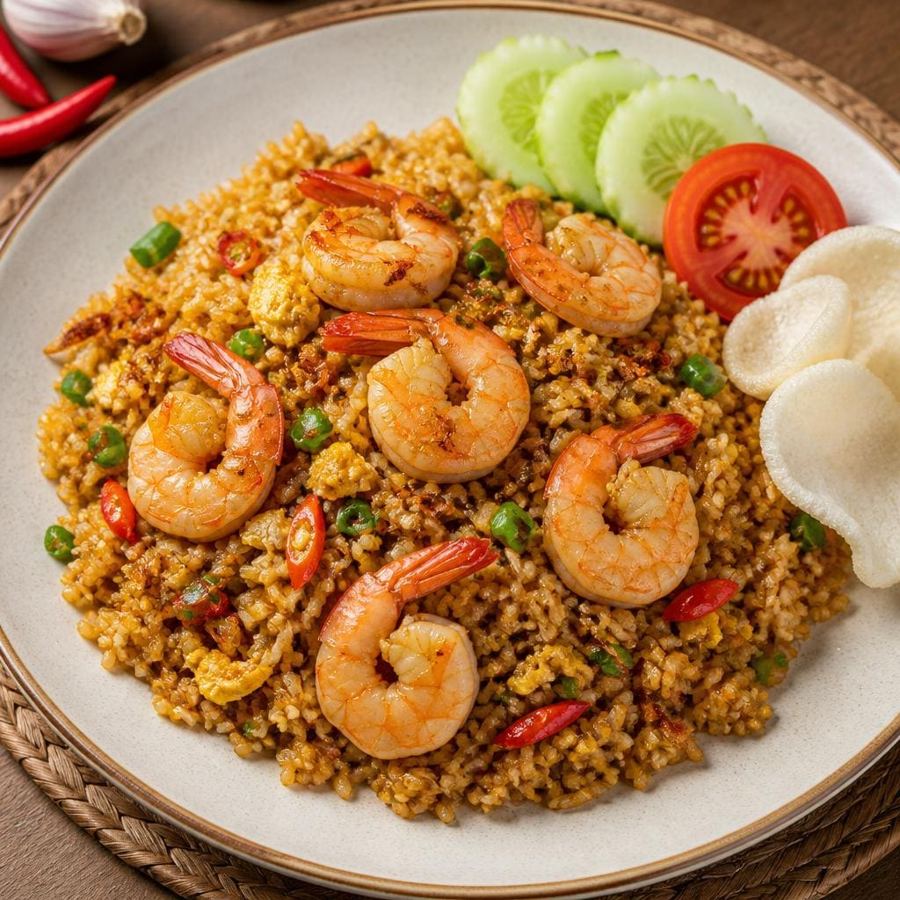 Foto Nasi Goreng Udang