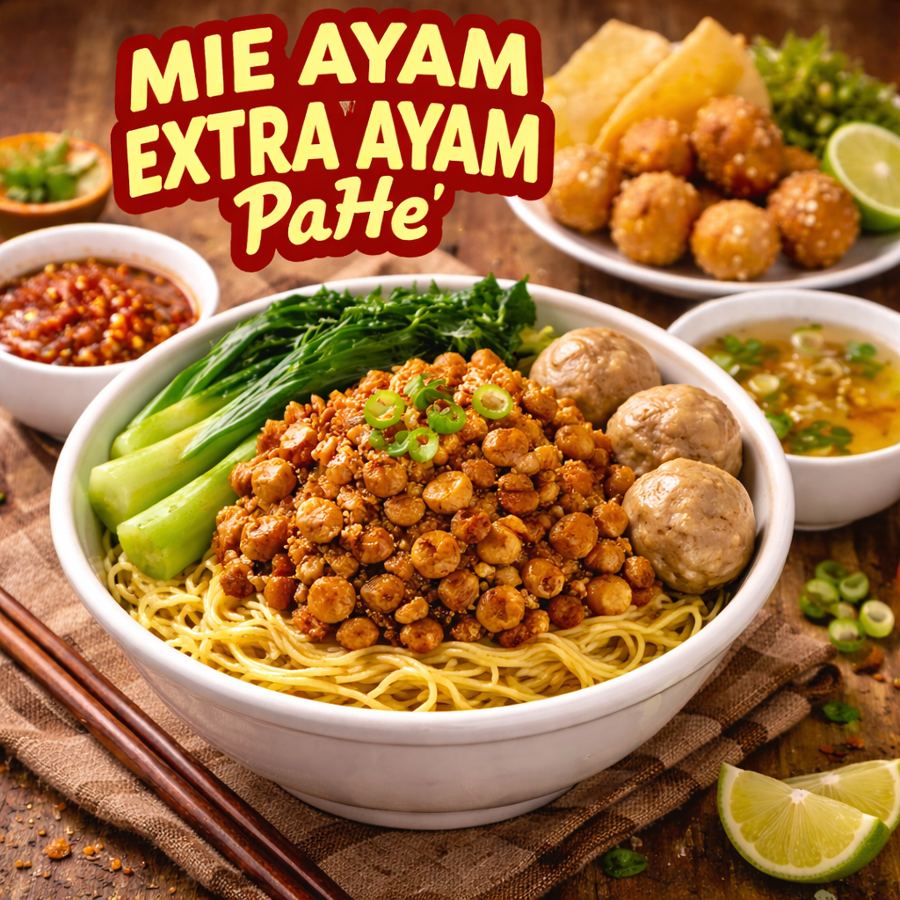 Foto Mie Ayam Extra Ayam PaHe