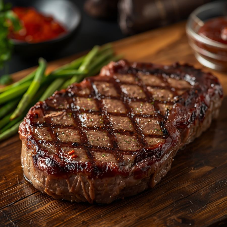 Foto Black Angus Rib Eye Steak Nanny's Pavillon
