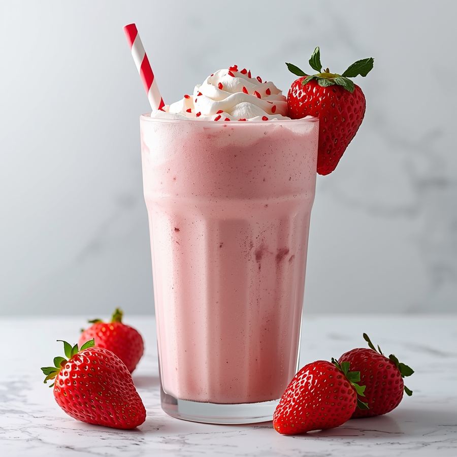 Foto Strawberry Milkshake Nanny's Pavillon