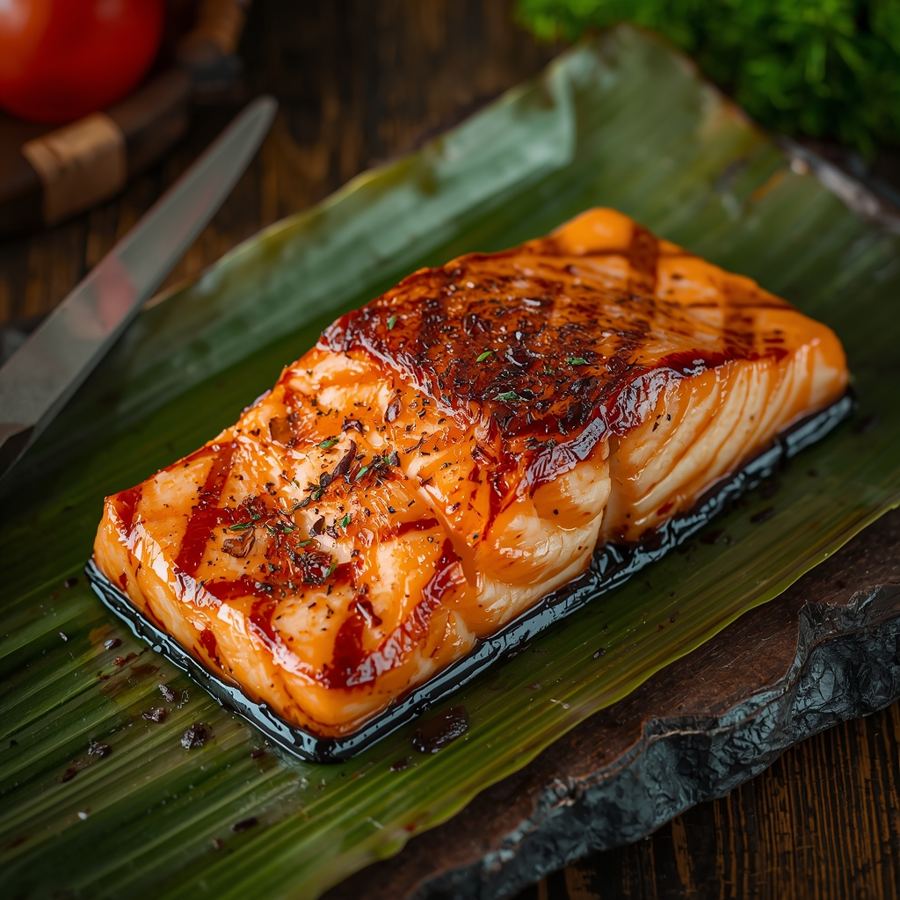 Foto Grilled Salmon Nanny's Pavillon