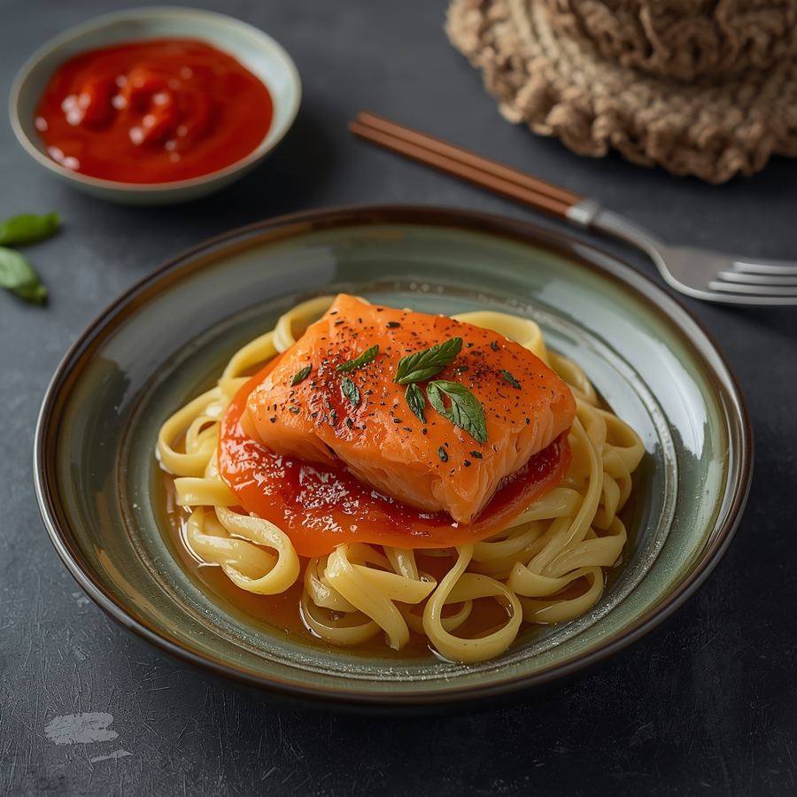 Foto Salmon Fettuccine Nanny's Pavillon