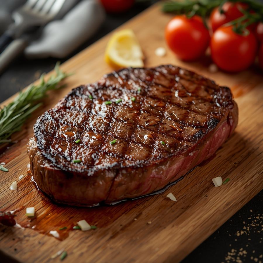 Foto Black Angus Striploin Steak Nanny's Pavillon
