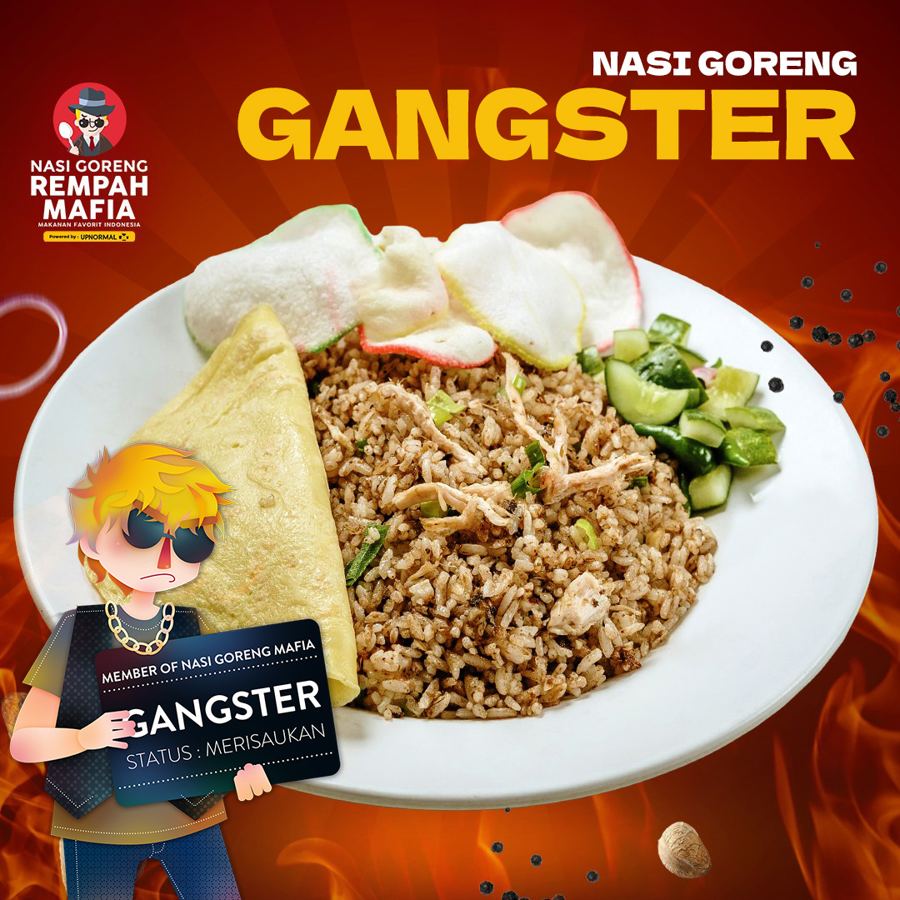 Foto Nasi Goreng Rempah Hitam Kluwak