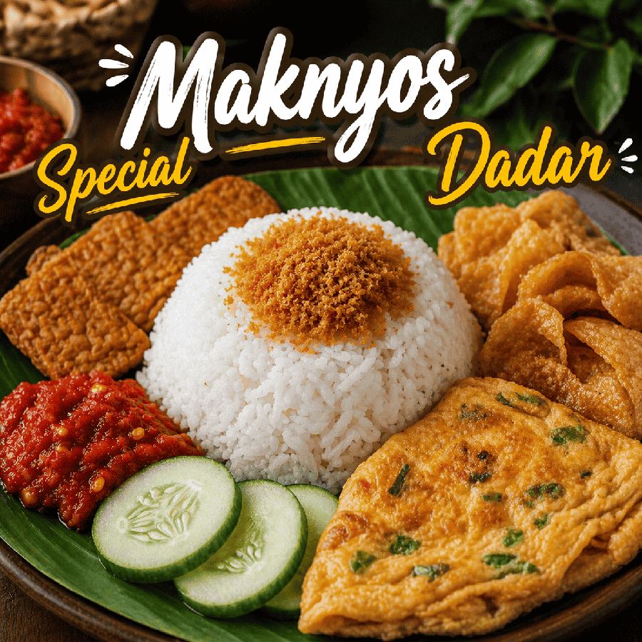 Foto Maknyos Special Dadar dengan telur dadar dan sambal