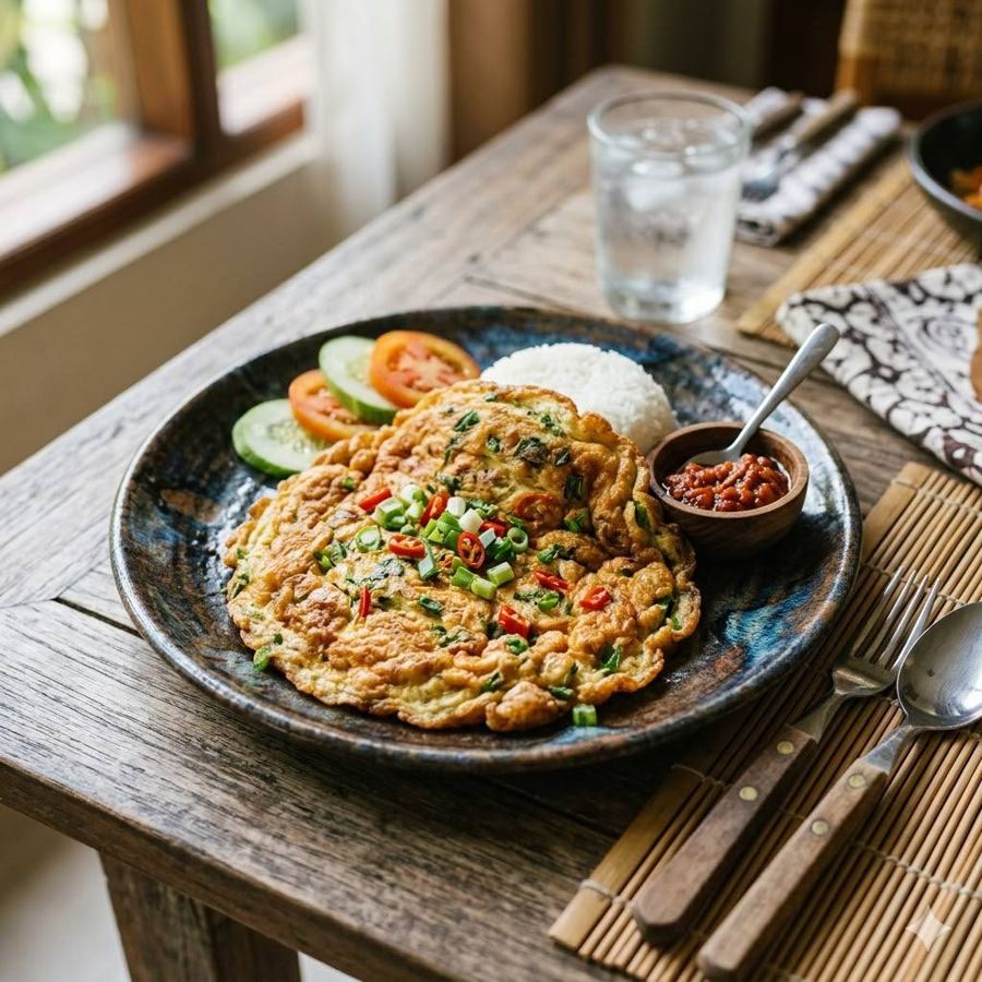 Foto Telur Dadar lembut