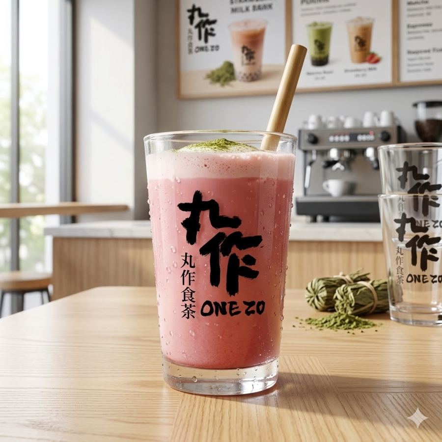 Foto Strawberry Milk Tea Small