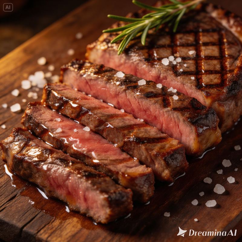 Foto Black Angus Striploin Steak
