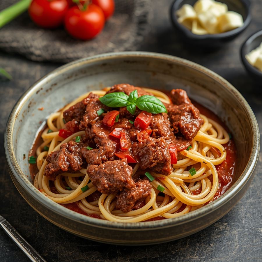 Foto Smoked Beef Pasta