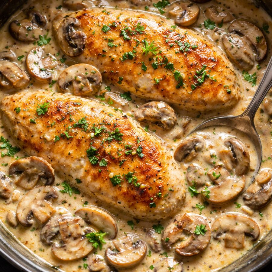 Foto Chicken & Mushroom