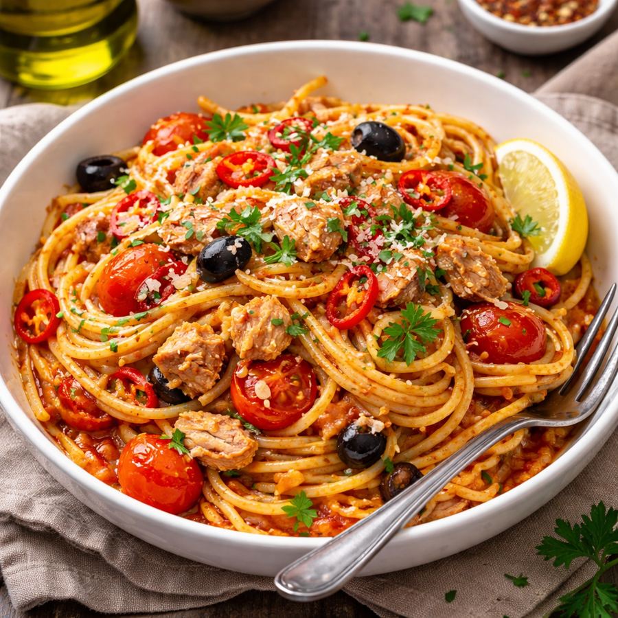 Foto Hot Tuna Pasta