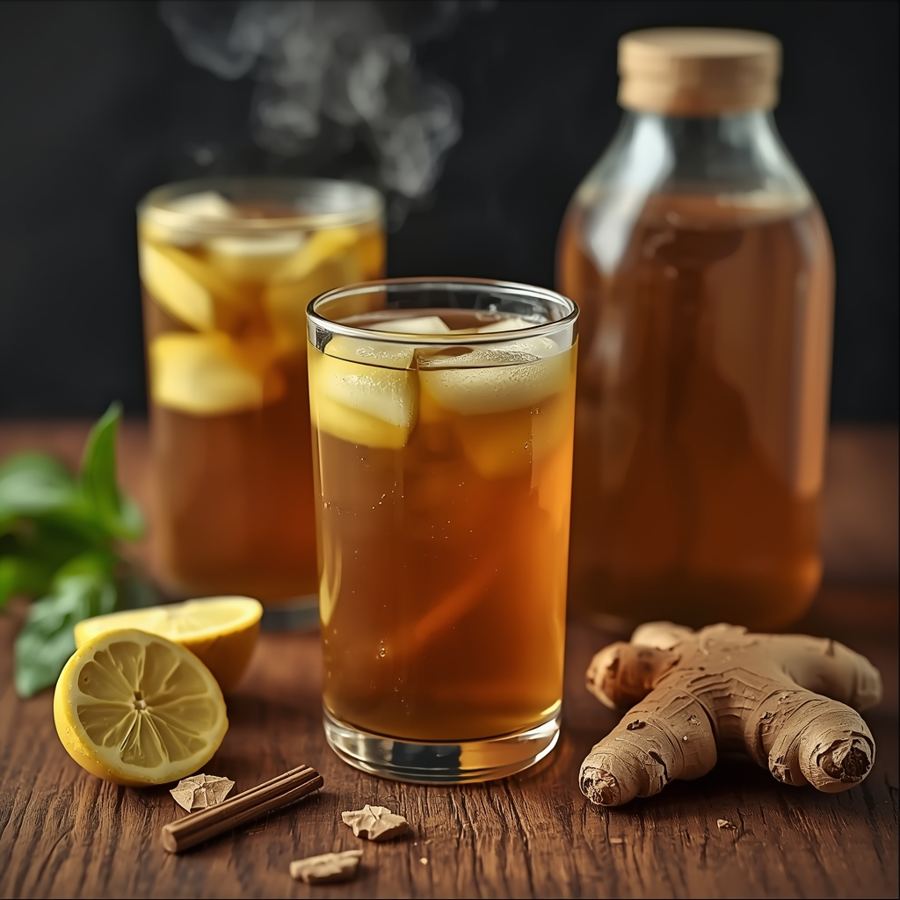 Foto Homemade Ginger Tea