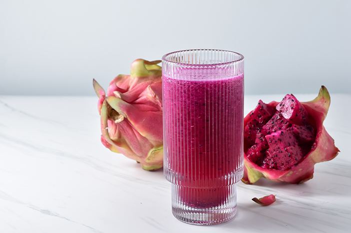 Foto Jus Buah Naga Merah