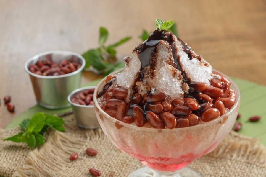 Foto Es Kacang Merah Pempek Candy
