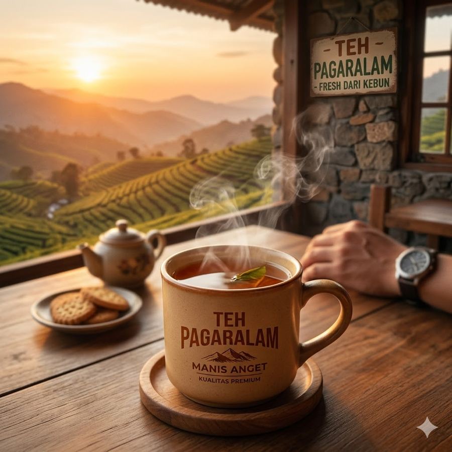 Foto Teh Pagaralam Manis Anget