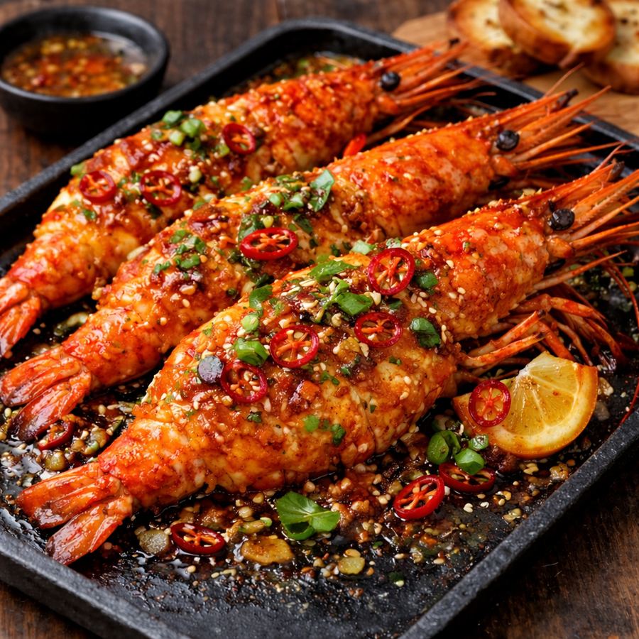 Foto Jumbo Prawn Fried with Chef's Special Sauce 450 gram