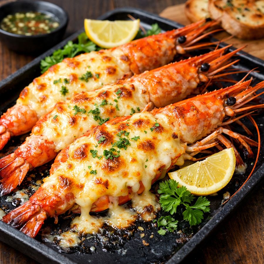 Foto Jumbo Prawn Baked with Cheese 450 gram