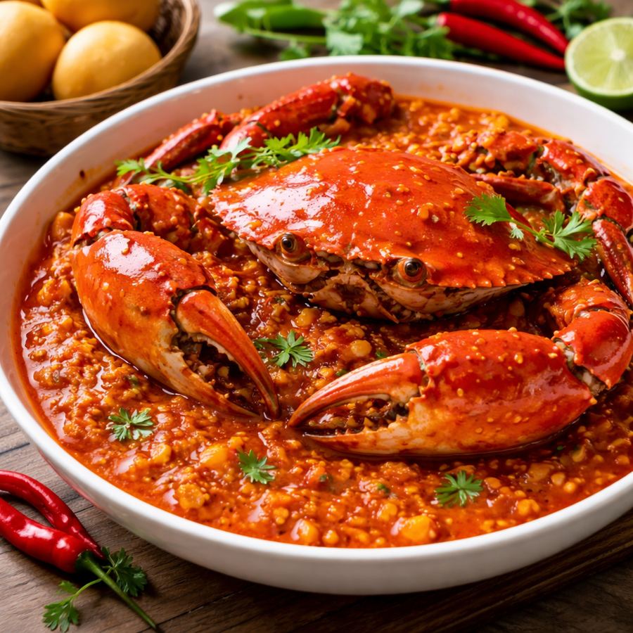 Foto Singapore Chili Crab 650 gram
