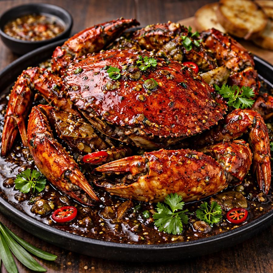 Foto Black Pepper Crab 650 gram