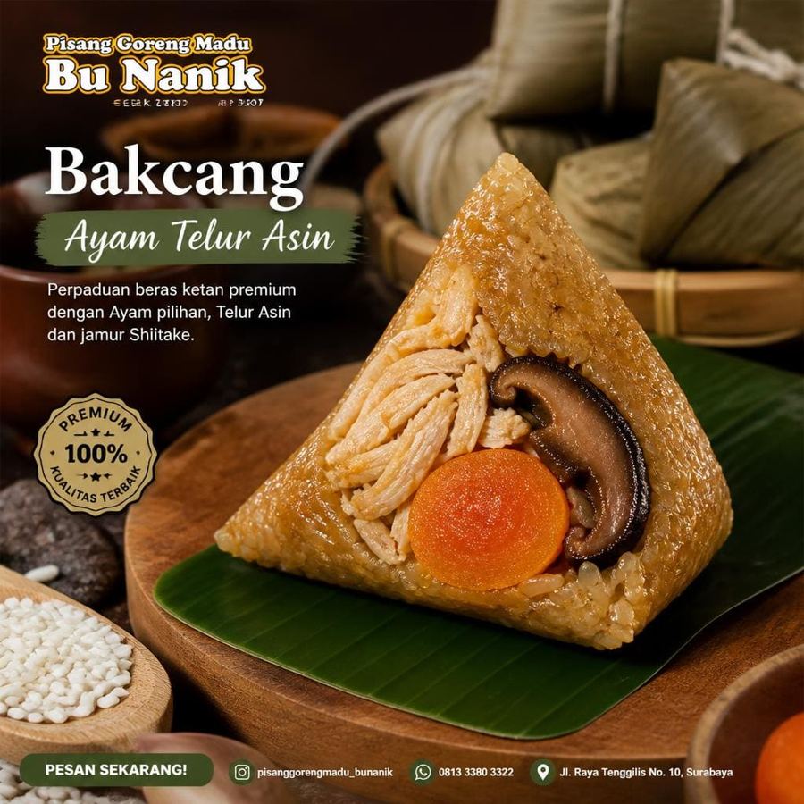Foto Bakcang Ayam Telur Asin Bu Nanik