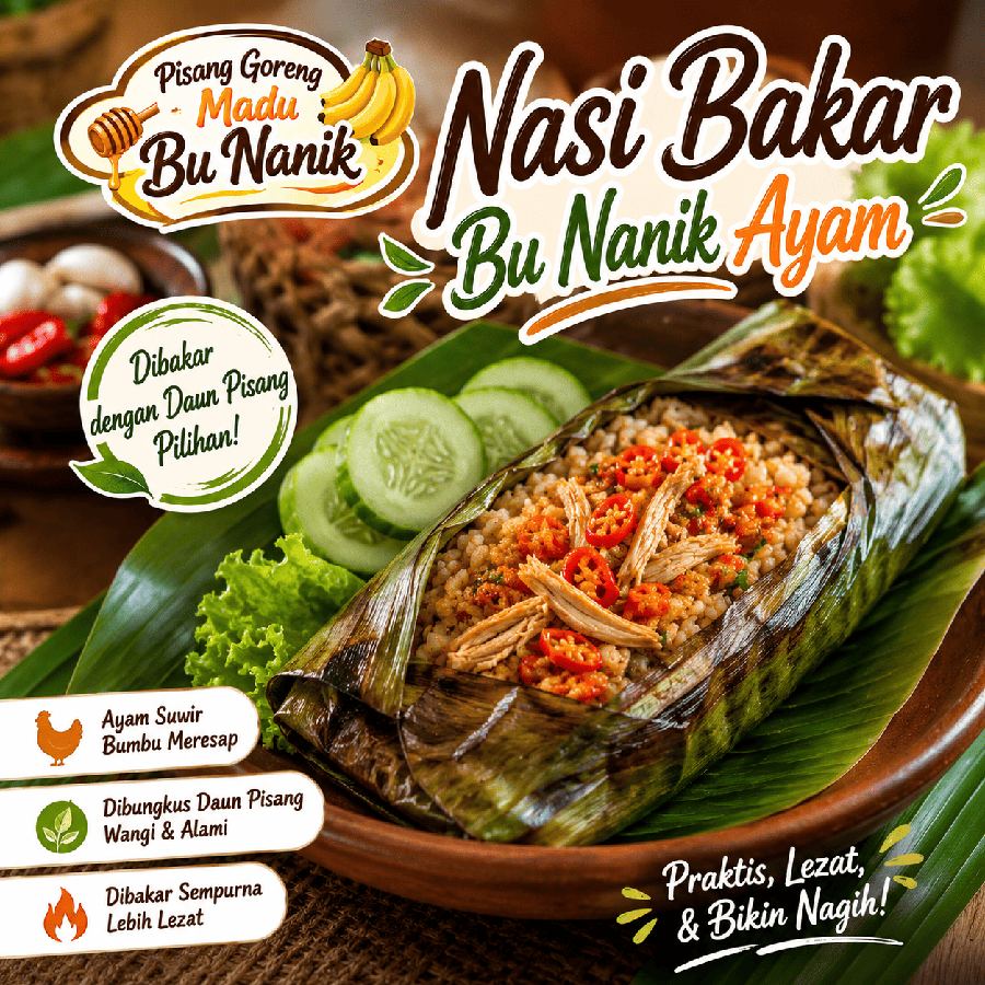 Foto Nasi Bakar Bu Nanik Ayam