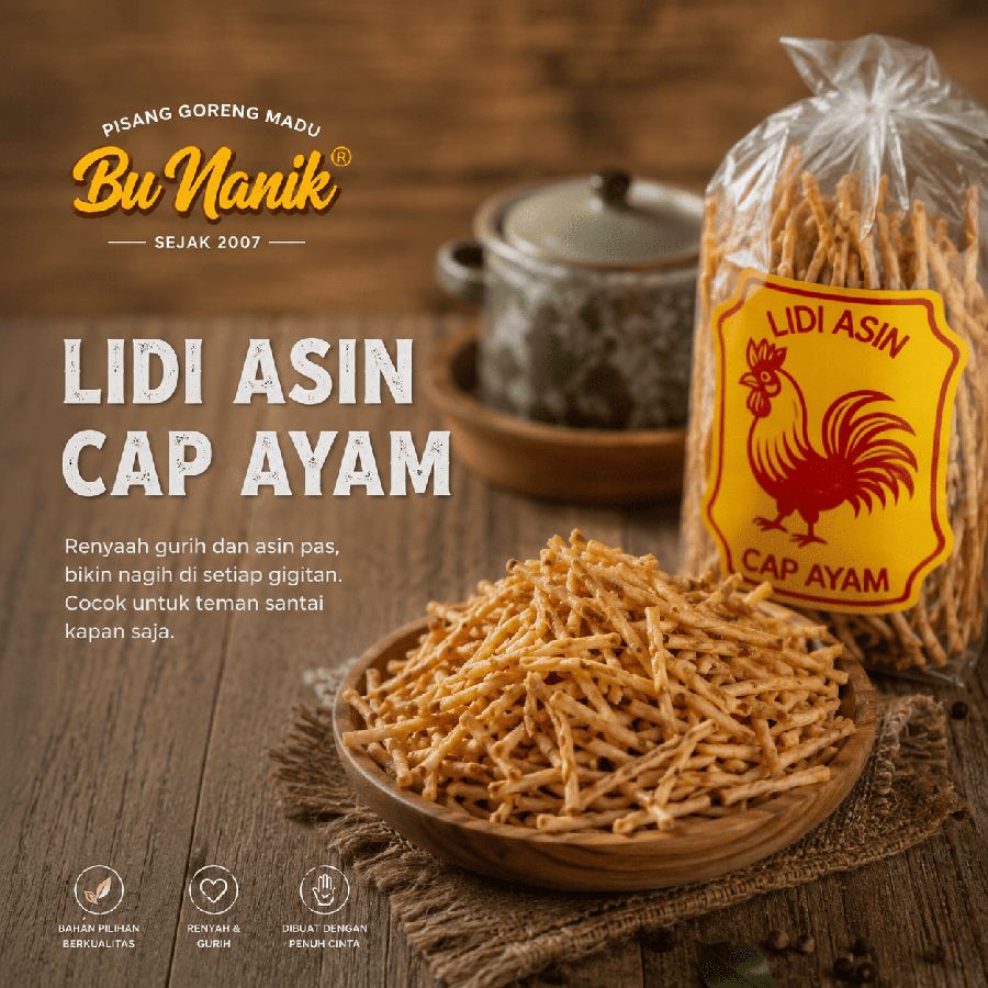 Foto Lidi Asin Cap Ayam Bu Nanik