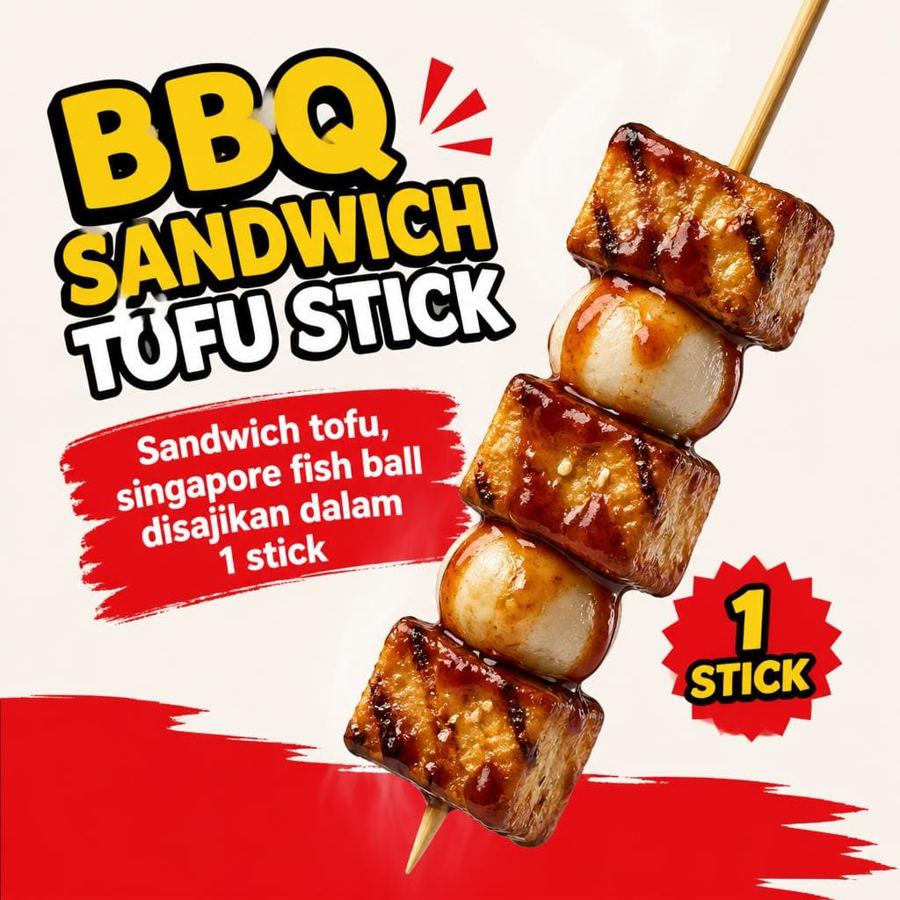 Foto BBQ Sandwich Tofu Stick Raa Cha Suki & BBQ