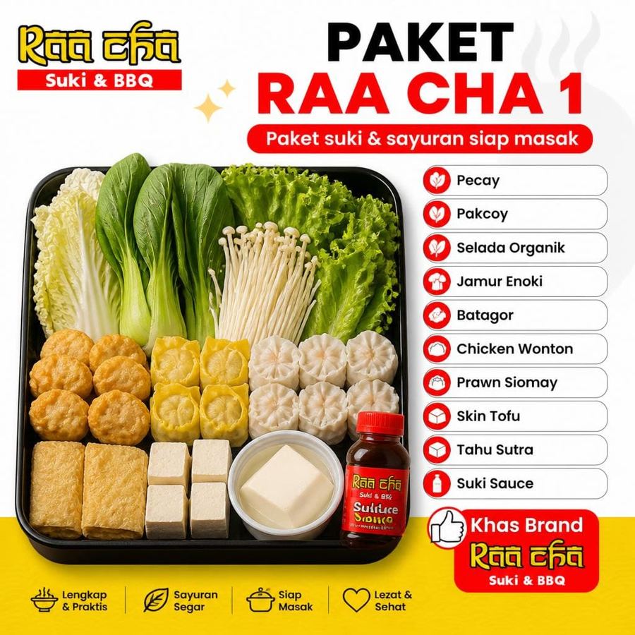 Foto Paket Raa Cha 1 Raa Cha Suki & BBQ